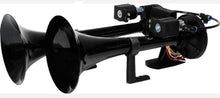 Claxon 24V, 135db, claxon TGV HI-DO, cu două melodii, negru