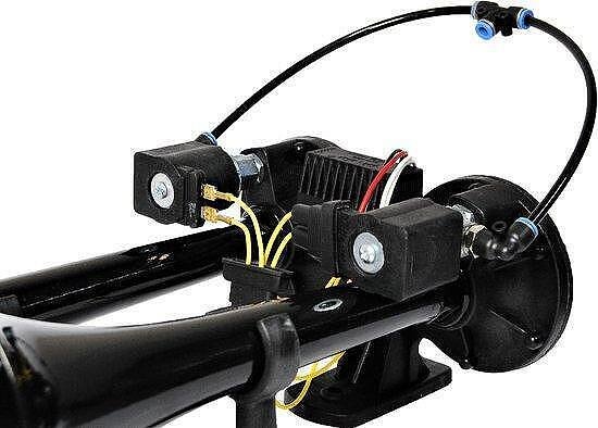 Horn 24V, 135db, TGV HI-DO, with two melodies, black