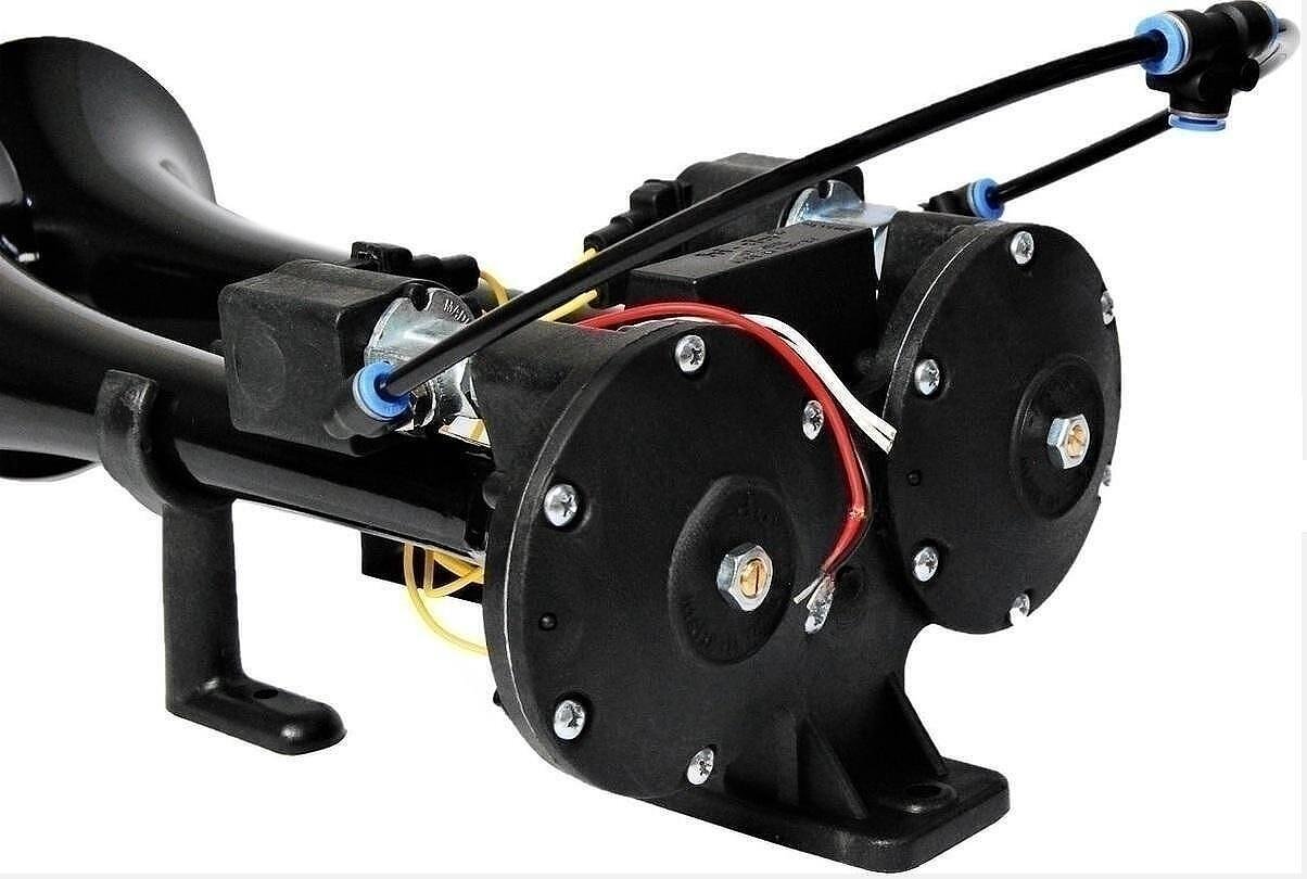 Horn 12V, 135db, TGV HI-DO, with two melodies, black