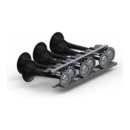12-24V horn, with 20 melodies, "Baby Shark," "AXEL F," and others, super powerful