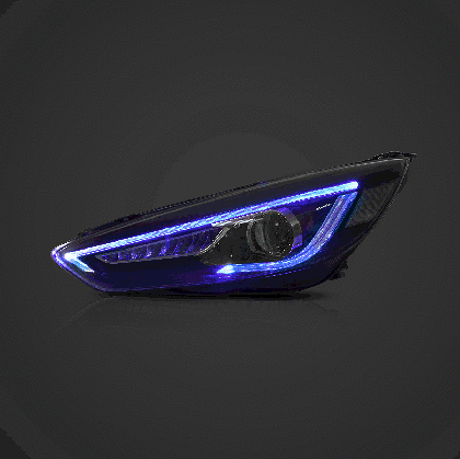 Faruri LED tuning pentru Ford Focus (2015-2018) - negre