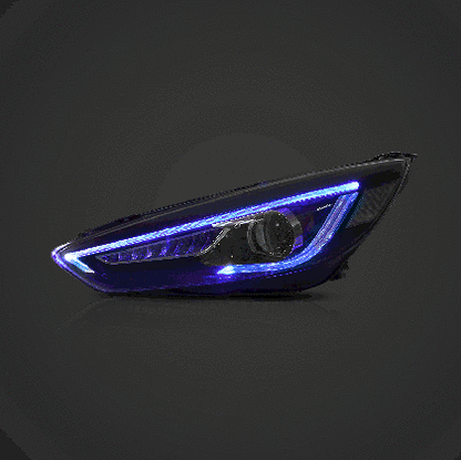 Faruri LED tuning pentru Ford Focus (2015-2018) - negre