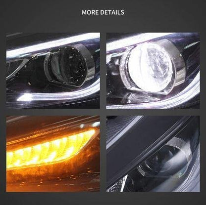 Faruri LED tuning pentru Ford Focus (2015-2018) - negre