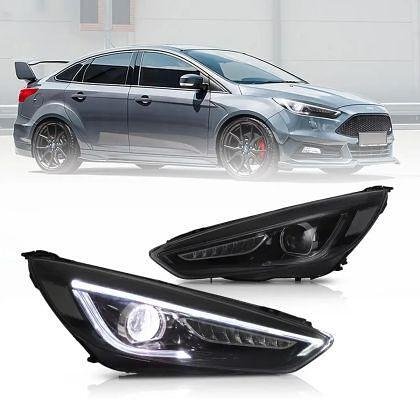 Faruri LED tuning pentru Ford Focus (2015-2018) - negre