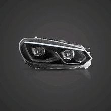 Тунинг led фарове за VW GOLF 6 (2008-2014) - черни