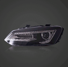 Тунинг led фарове за VW POLO (2009-2017) - черни