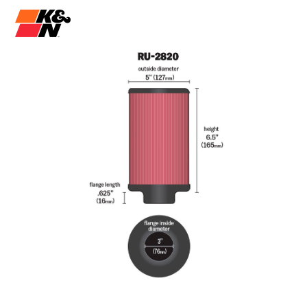Filtru de aer universal K&N
