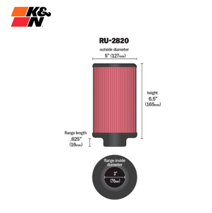 Filtru de aer universal K&N