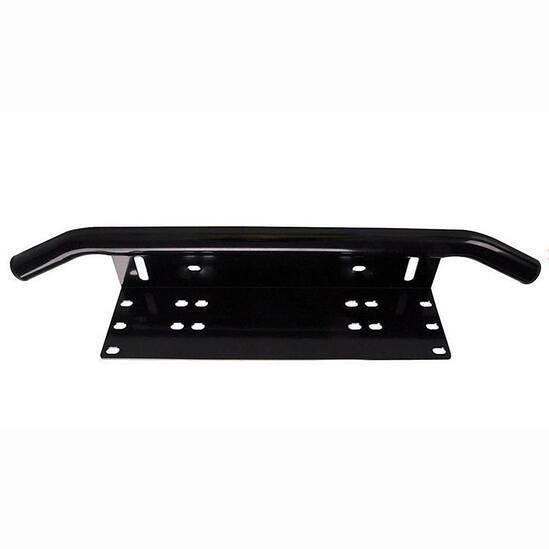 Universal license plate holder, with a mount for LED light bars and fog lights