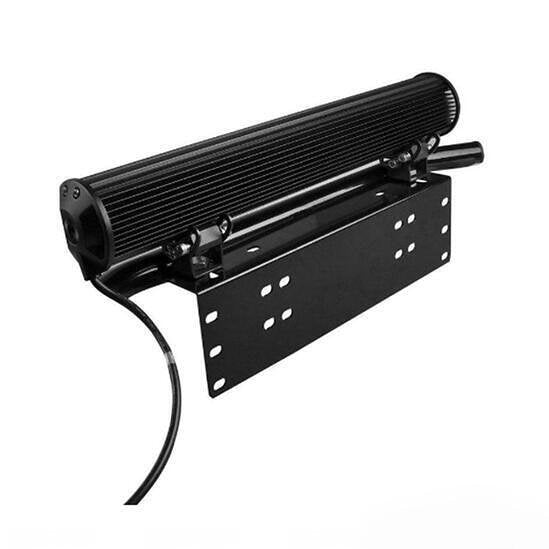 Universal license plate holder, with a mount for LED light bars and fog lights