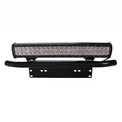 Universal license plate holder, with a mount for LED light bars and fog lights