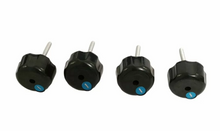 Bare transversale universale din aluminiu pentru plafon auto fără bare longitudinale - 135 cm, cu cheie - negru mat