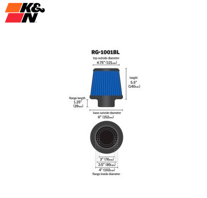 Filtru de aer universal K&N