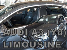 HEKO Wind Deflectors for Audi A3 sedan (2020+) 4-door - 4 pcs. front and rear