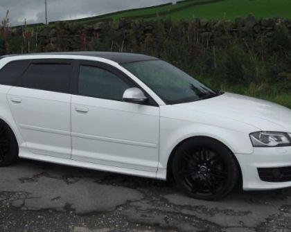 HEKO Wind Deflectors for AUDI A3 Sportback (2004-2012) 5-door - 4 pcs. front and rear