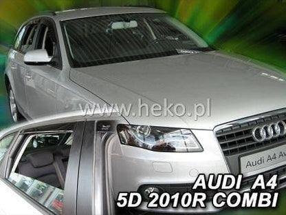 Deflectoare HEKO pentru AUDI A4 B8 (2009-2015) Combi - 4 buc. față și spate