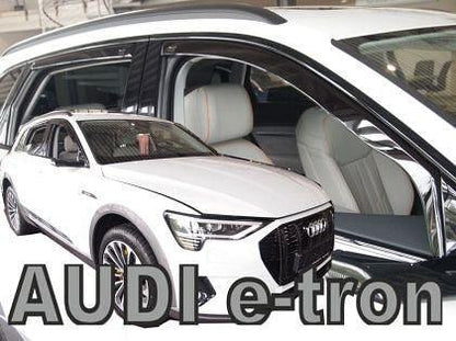 HEKO Wind Deflectors for AUDI E-TRON (2017+) 5D - 4 pcs.
