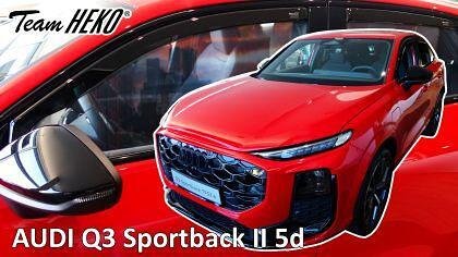 Deflectoare de vânt pentru Audi Q3 Sportback (2025+) - 4 buc. față și spate