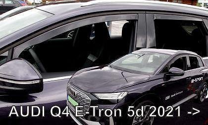 HEKO Wind Deflectors for Audi Q4 E-TRON (2021+) - 4 pcs., front and rear