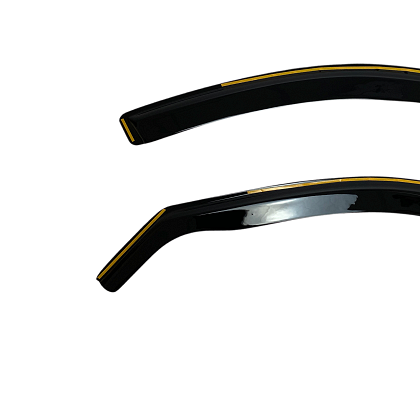Deflectoare de vânt pentru BMW Seria 5 F10 (2011-2017) sedan - 4 buc. față și spate - negre