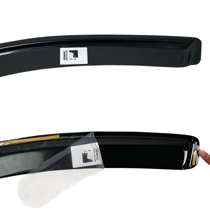 Deflectoare de vânt pentru BMW Seria 5 F10 (2011-2017) sedan - 4 buc. față și spate - negre