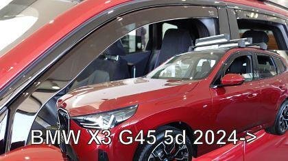 Deflectoare de vânt HEKO pentru BMW X3 G45 (2024+) - 4 buc. față și spate