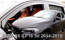 Deflectoare de vânt pentru BMW X6 F16 (2014-2019) - 4 bucăți față și spate