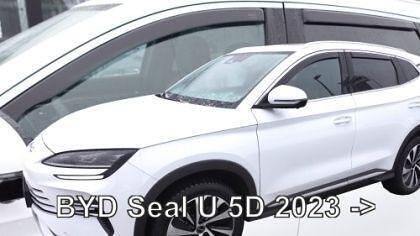 Deflectoare de ploaie HEKO pentru BYD Seal U (2023+) - 4 buc. față și spate