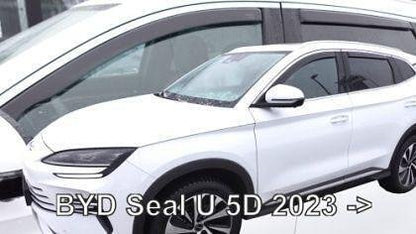 Deflectoare de ploaie HEKO pentru BYD Seal U (2023+) - 4 buc. față și spate