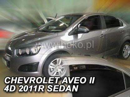 Ветробрани HEKO за CHEVROLET AVEO (2011+) Sedan - 4бр. предни и задни