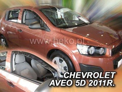 Deflectoare HEKO pentru CHEVROLET AVEO (2011+) Sedan, Combi - 2 buc. față