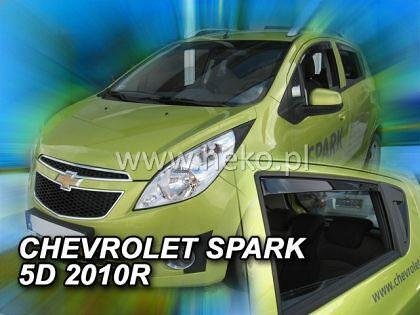 Deflectoare de vânt HEKO pentru CHEVROLET SPARK II (2010+) 5 uși - 4buc. față și spate