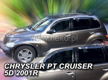 HEKO Wind Deflectors for CHRYSLER PT CRUISER (2001+) 5 doors - 4 pcs. front and rear