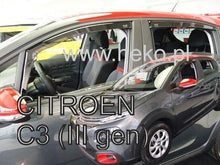 Deflectoare pentru CITROEN C3 III (2017+) 5 uși - 4buc. față și spate