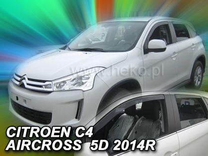 Deflectoare de vânt pentru CITROEN C4 Aircross (2012+) 5 uși - 4 bucăți, față și spate