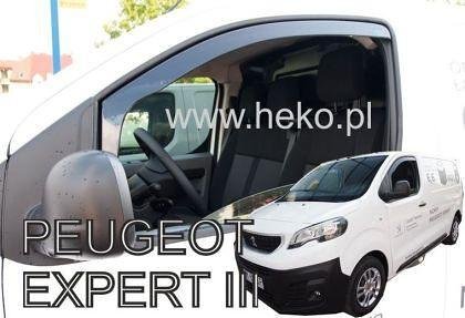 HEKO Wind Deflectors for CITROEN Jumpy III / PEUGEOT EXPERT / TRAVELLER / TOYOTA ProAce (2016+) / Opel Vivaro / Zafira Life (2019+) / Fiat Scudo (2022+)