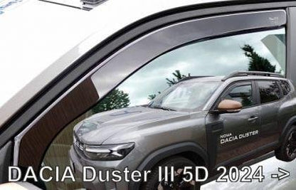 Deflectoare HEKO pentru Dacia Duster (2024+) - 2 buc. față