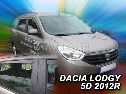 Deflectoare HEKO pentru DACIA LODGY (2012-2021) 5 uși - 4buc. față și spate