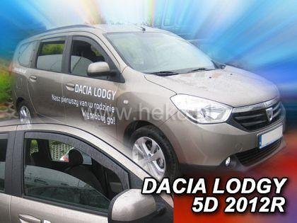 Deflectoare de vânt HEKO pentru DACIA LODGY / DOKKER (2012-2021) 4/5 uși - 2 buc. față