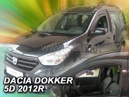 Deflectoare de vânt HEKO pentru DACIA LODGY / DOKKER (2012-2021) 4/5 uși - 2 buc. față