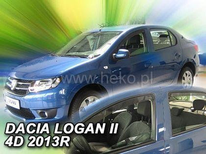 Ветробрани HEKO за DACIA LOGAN II (2013-2020) Sedan - 4бр. предни и задни