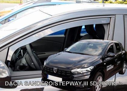 Deflectoare HEKO pentru DACIA SANDERO / STEPWAY (2020+) 5 uși - 2 buc. față