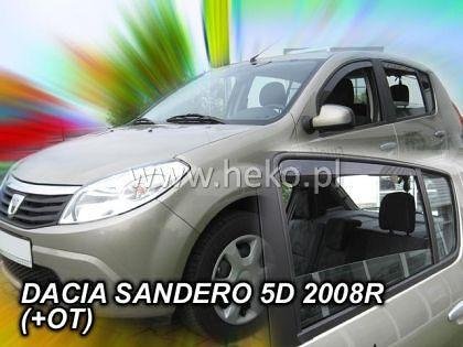 Ветробрани HEKO за DACIA SANDERO / STEPWAY I (2008-2012) 5 врати - 4бр. предни и задни