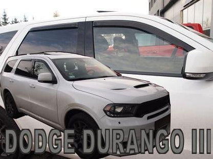 Wind Deflectors for DODGE DURANGO (2011+) 5D - 4 pcs.
