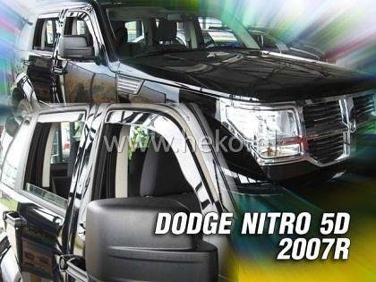 Wind deflectors for DODGE NITRO (2007+) 5-door - 4 pcs. front and rear