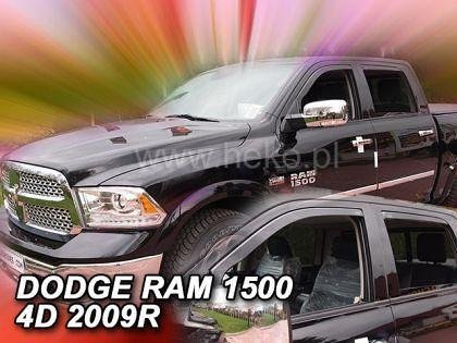 Deflectoare de vânt pentru DODGE RAM 1500 (2009-2018) 4 uși cu lungimea deflectoarelor spate - 67cm - 4 bucăți față și spate