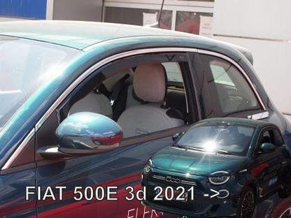 Deflectoare de vânt HEKO pentru Fiat 500E (2021+) 3 uși - 2 buc.