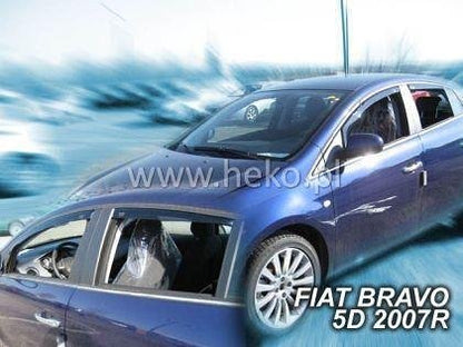 Ветробрани HEKO за FIAT BRAVO (2009+) 5 врати - 4бр. предни и задни