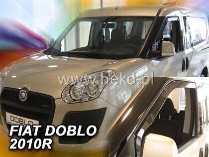 Deflectoare de vânt HEKO pentru FIAT DOBLO II (2010+) 5 uși - 4 bucăți față și spate