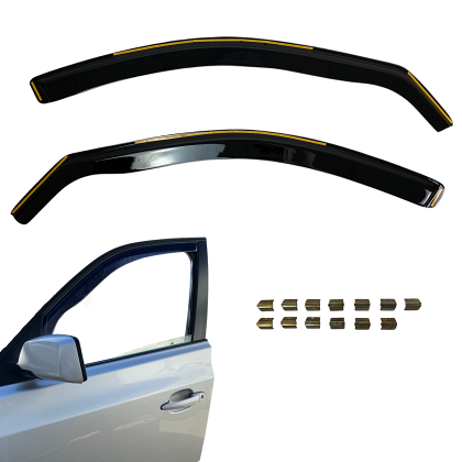 Paravânturi pentru Fiat Ducato / Peugeot Boxer / Citroen Jumper (2006+) - 2 buc. față - negre